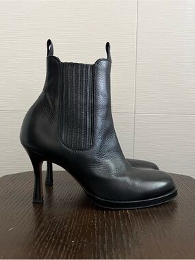 CÉLINE Phoebe Philo 2017 Black calf Leather Chelsea boots - size 7.5 US / 37.5